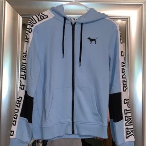 Full-zip Pink Hoodie